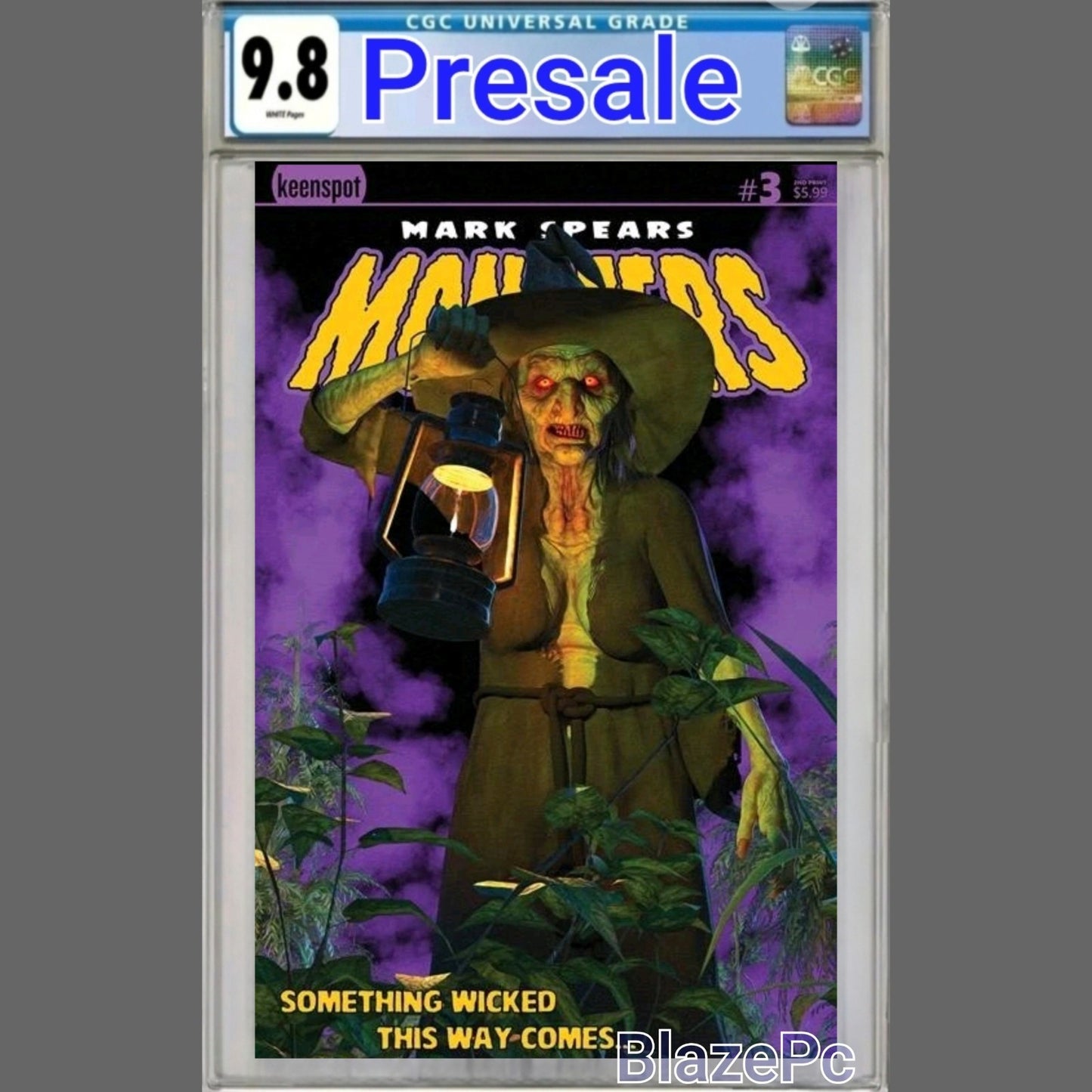 Mark Spears Monsters #3 CGC 9.8 2nd Print Something Wicked Variant PRESALE