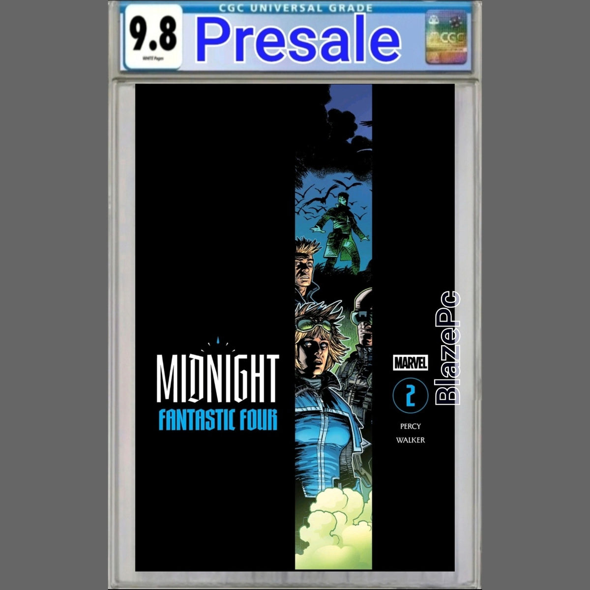Midnight Fantastic Four #2 CGC 9.8 Walker Cover A Variant Percy 11/18 PRESALE