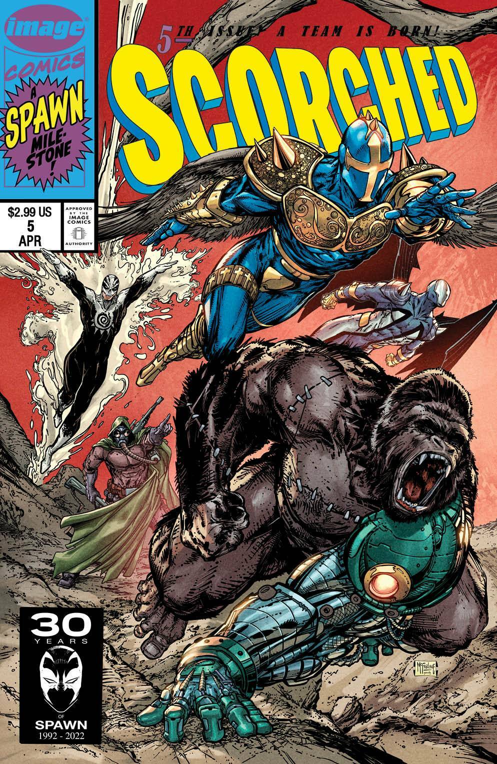 The Scorched #5 Cover A B C Variant Set Options Spawn Image 2022 NM
