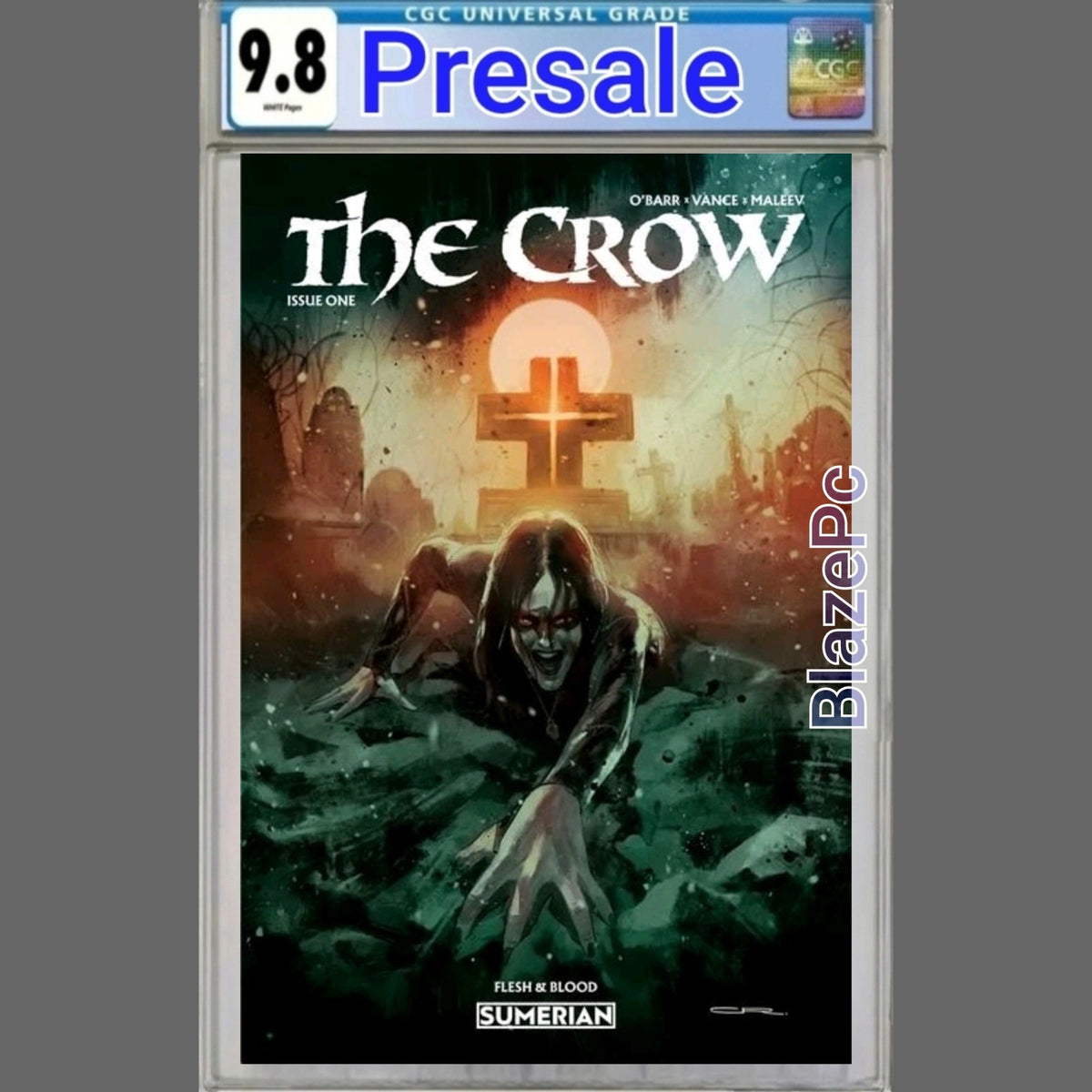 The Crow Flesh and Blood #1 CGC 9.8 1:10 Christian Rosado Variant 2026 PRESALE
