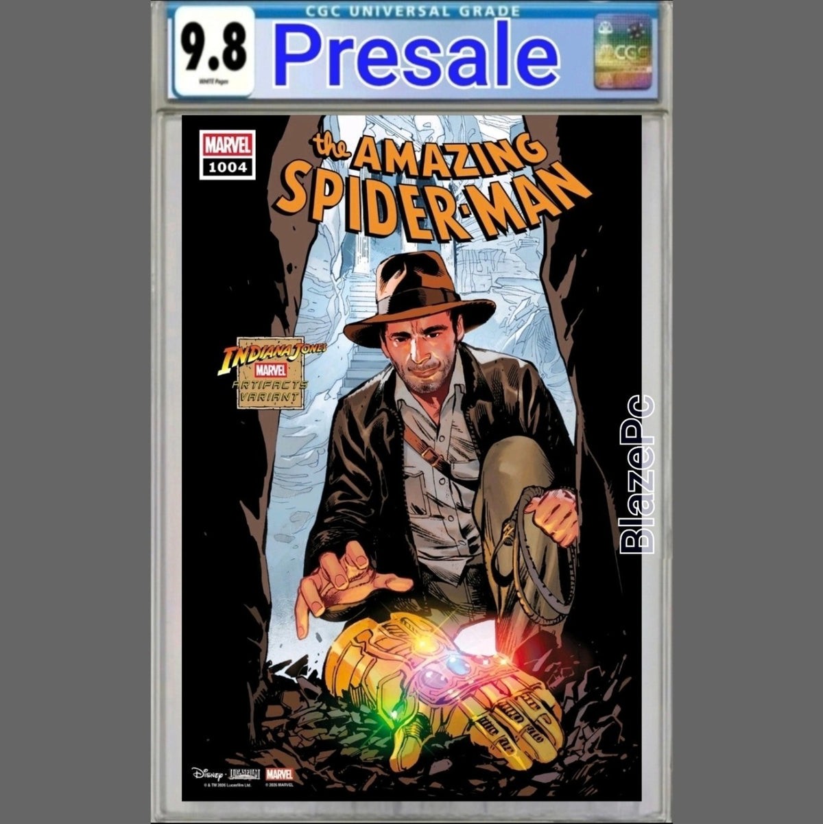 Amazing Spider-Man #1004 CGC 9.8 Pichelli Indiana Jones Variant 11/25 PRESALE