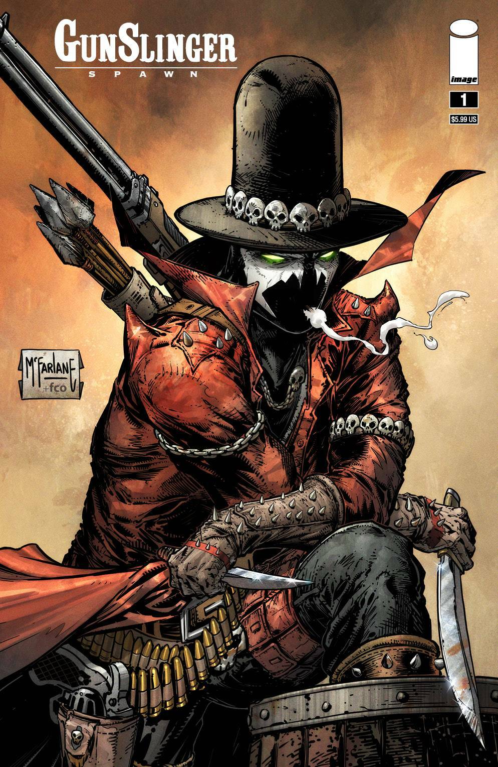 Gunslinger Spawn #1 Cover A B C D E F G Variant Set Options Image Comics NM