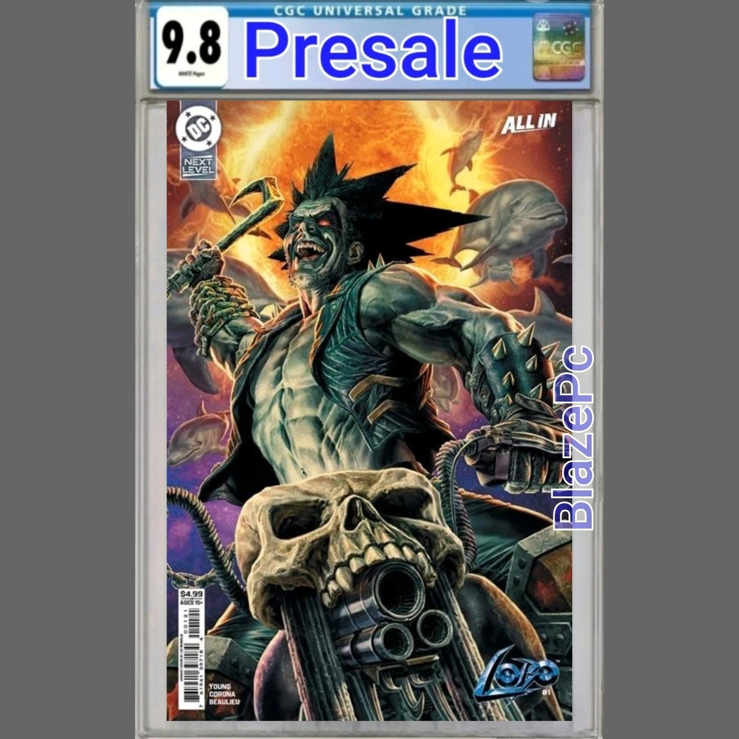 Lobo #1 CGC 9.8 Lee Bermejo Cover B Variant DC Comics 2026 PRESALE