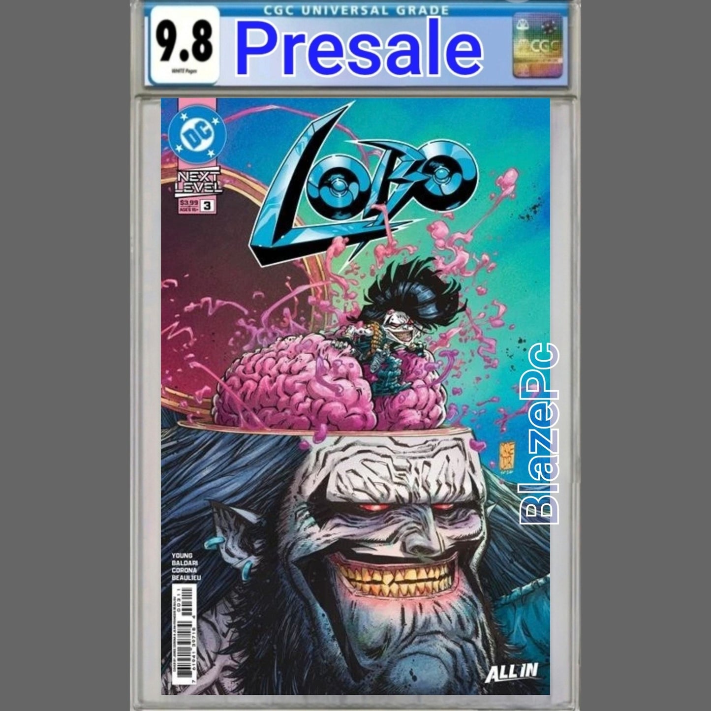 Lobo #3 CGC 9.8 Jorge Corona Cover A Variant DC Comics 2026 PRESALE