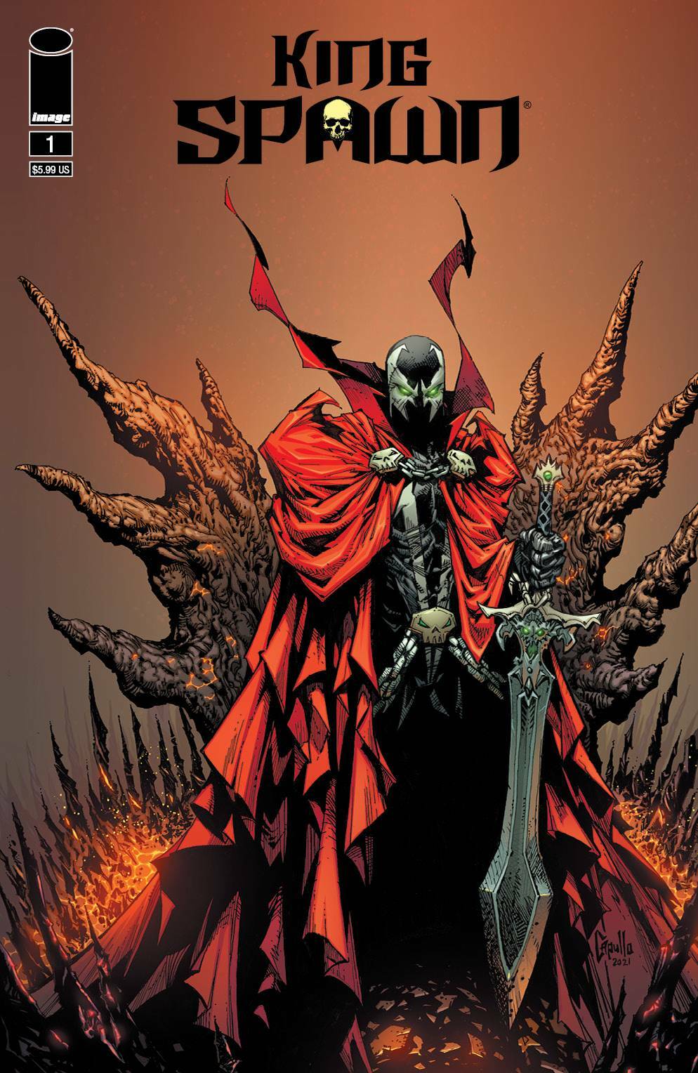 King Spawn #1 Cover A B C D E F G Variant Set or 1:50 Options Image 2021 NM