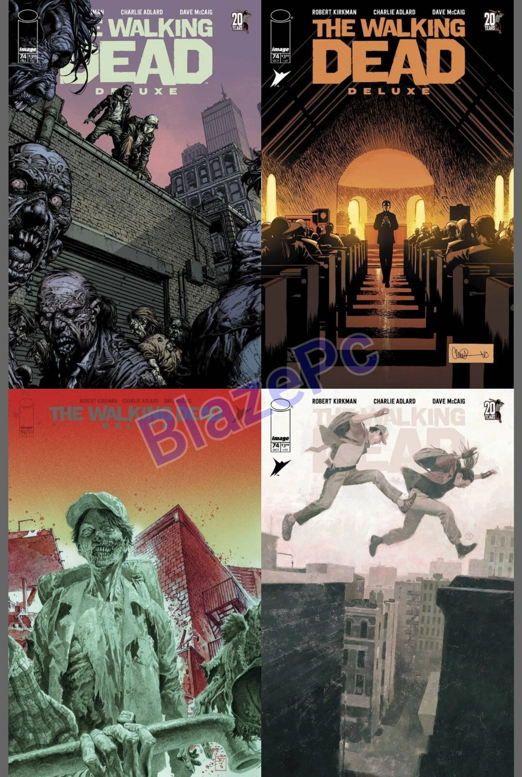 Walking Dead Deluxe #74 Cover A B C Variant Set Options Image 2023 NM
