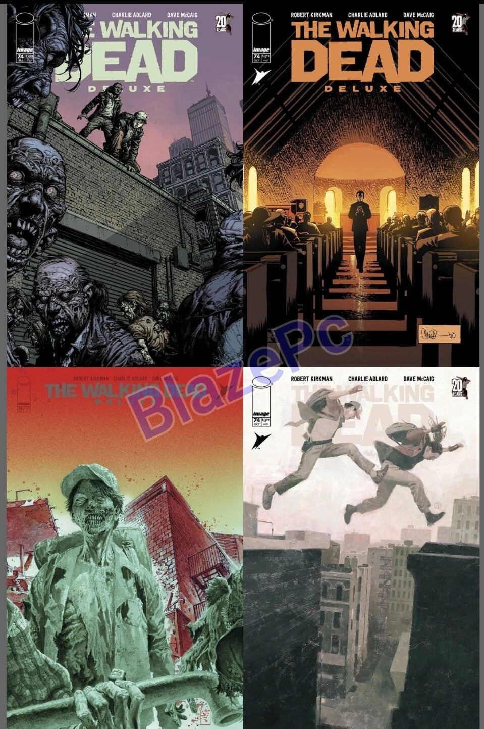 Walking Dead Deluxe #74 Cover A B C Variant Set Options Image 2023 NM
