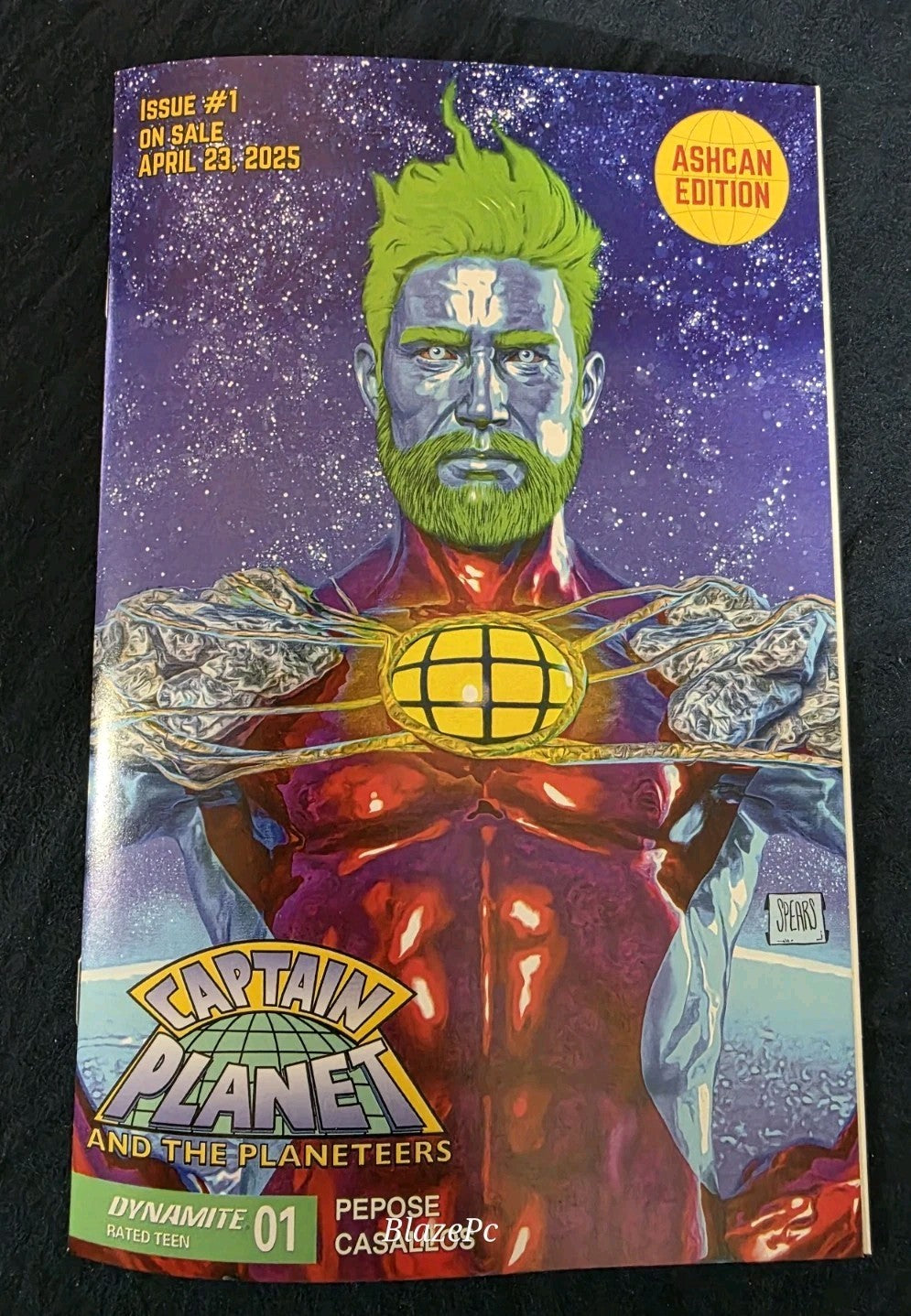 Captain Planet and the Planeteers #1 Mark Spears Cover Ashcan Variant 2025