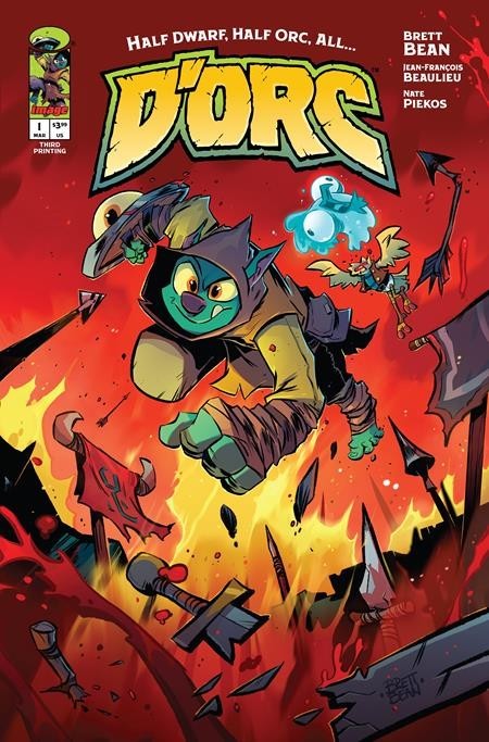 Dorc #1 3rd Print Brett Bean Cover A Variant Image Comics 2026 Presale 3/18