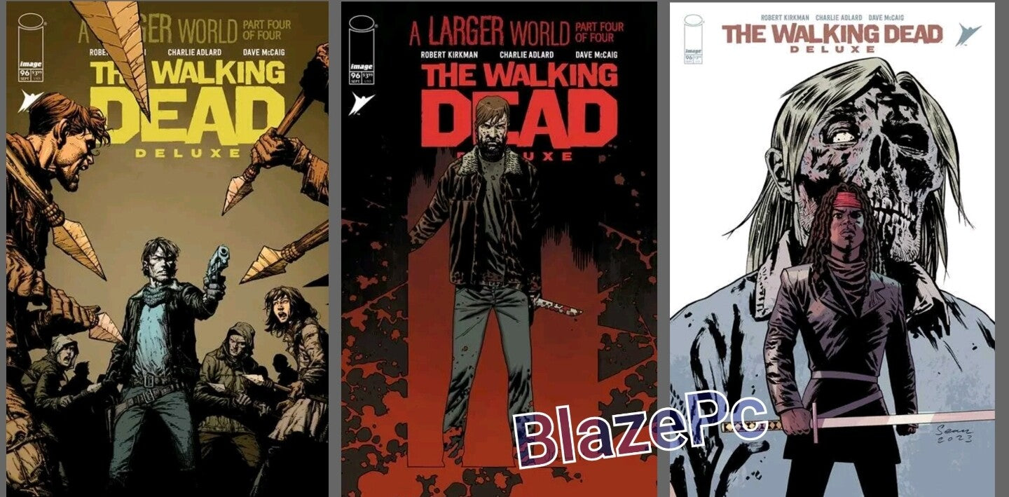 Walking Dead Deluxe #96 Cover A B C Variant Set Option Image 2024 NM