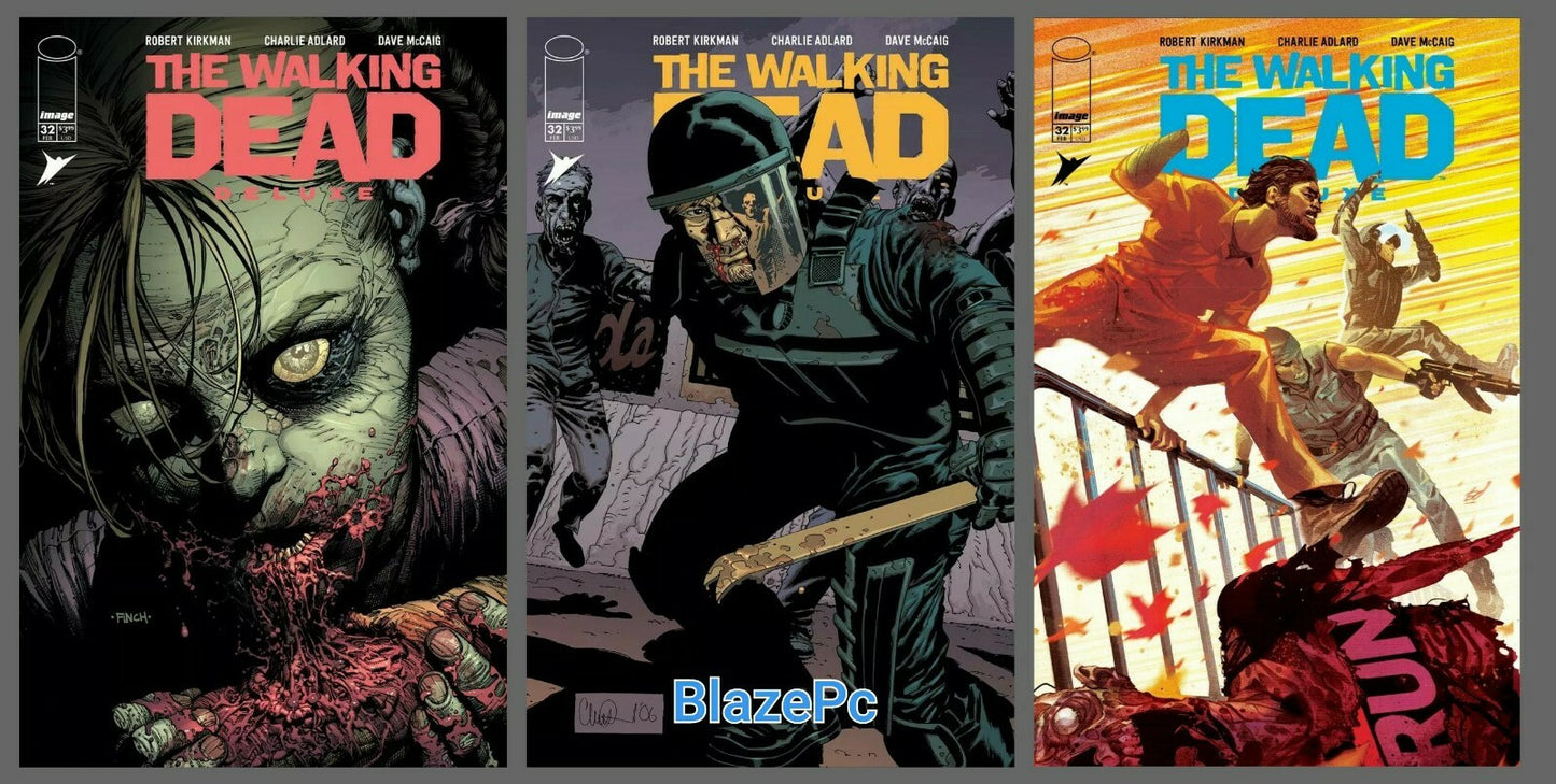 Walking Dead Deluxe #32 Cover A B C Variant Set Options NM