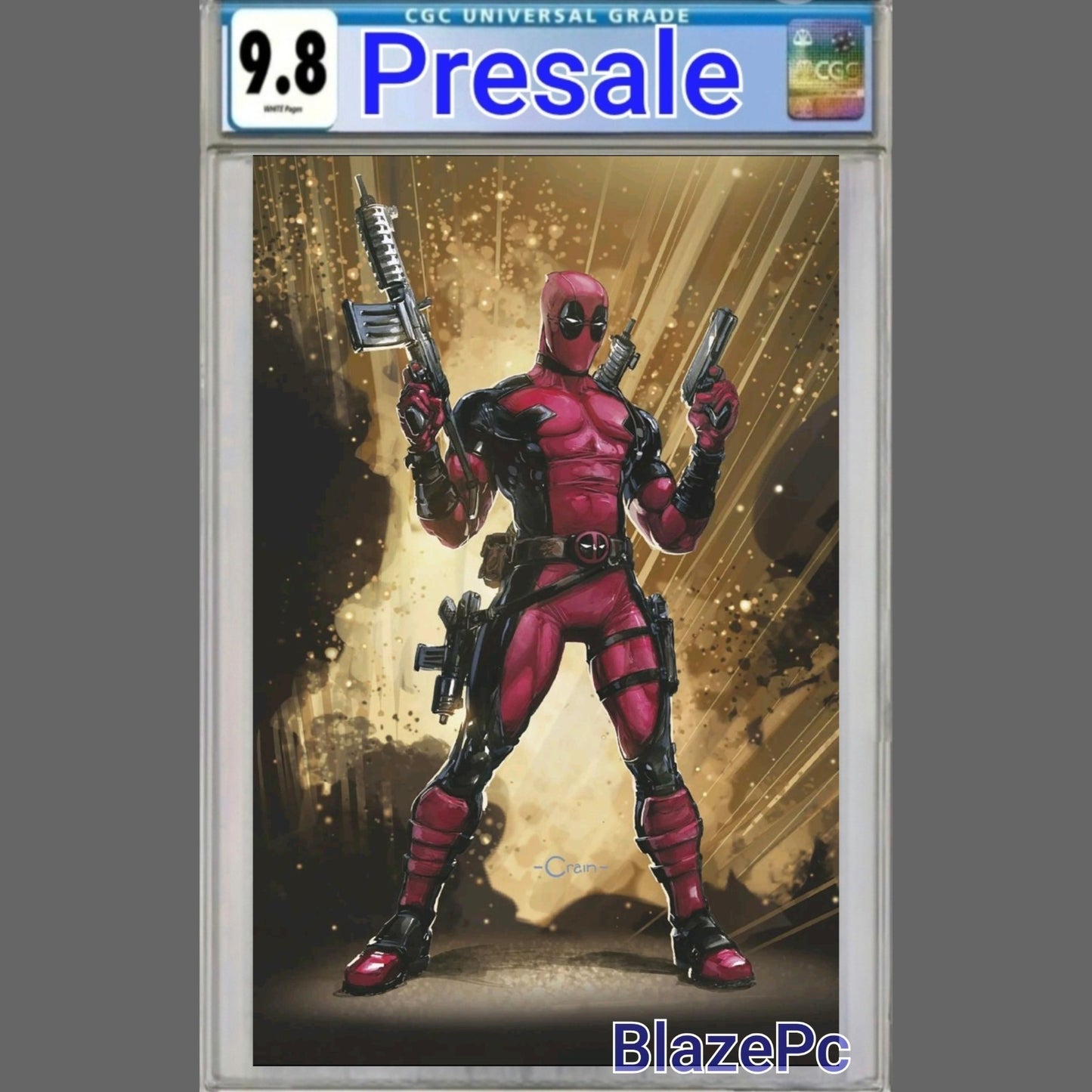 Wade Wilson Deadpool #1 CGC 9.8 1:50 Clayton Crain VIRGIN Variant 2026 PRESALE