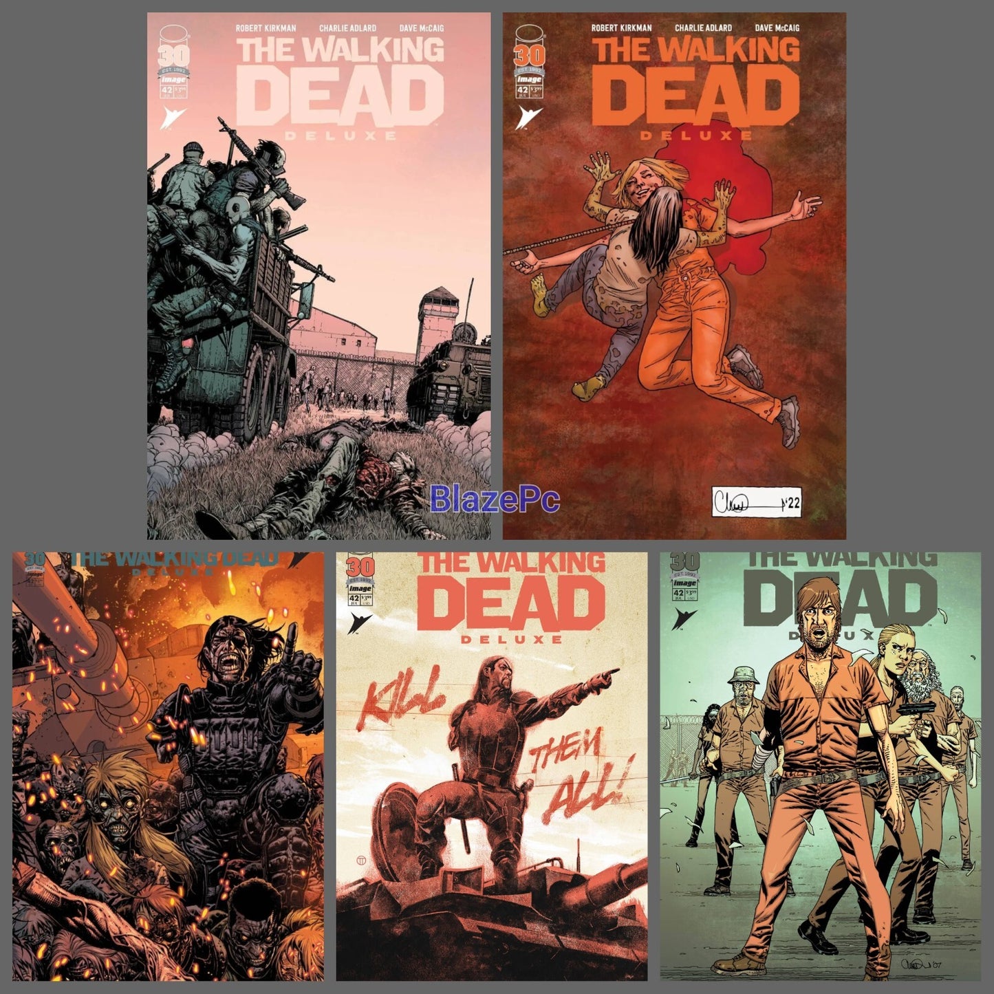 Walking Dead Deluxe #42 Cover A B C D E Variant Set Options 2022 NM