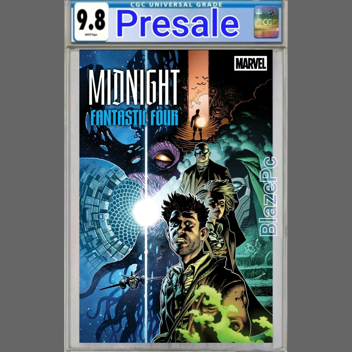 Midnight Fantastic Four #1 CGC 9.8 2nd Print Uncloaked Walker Variant PRESALE