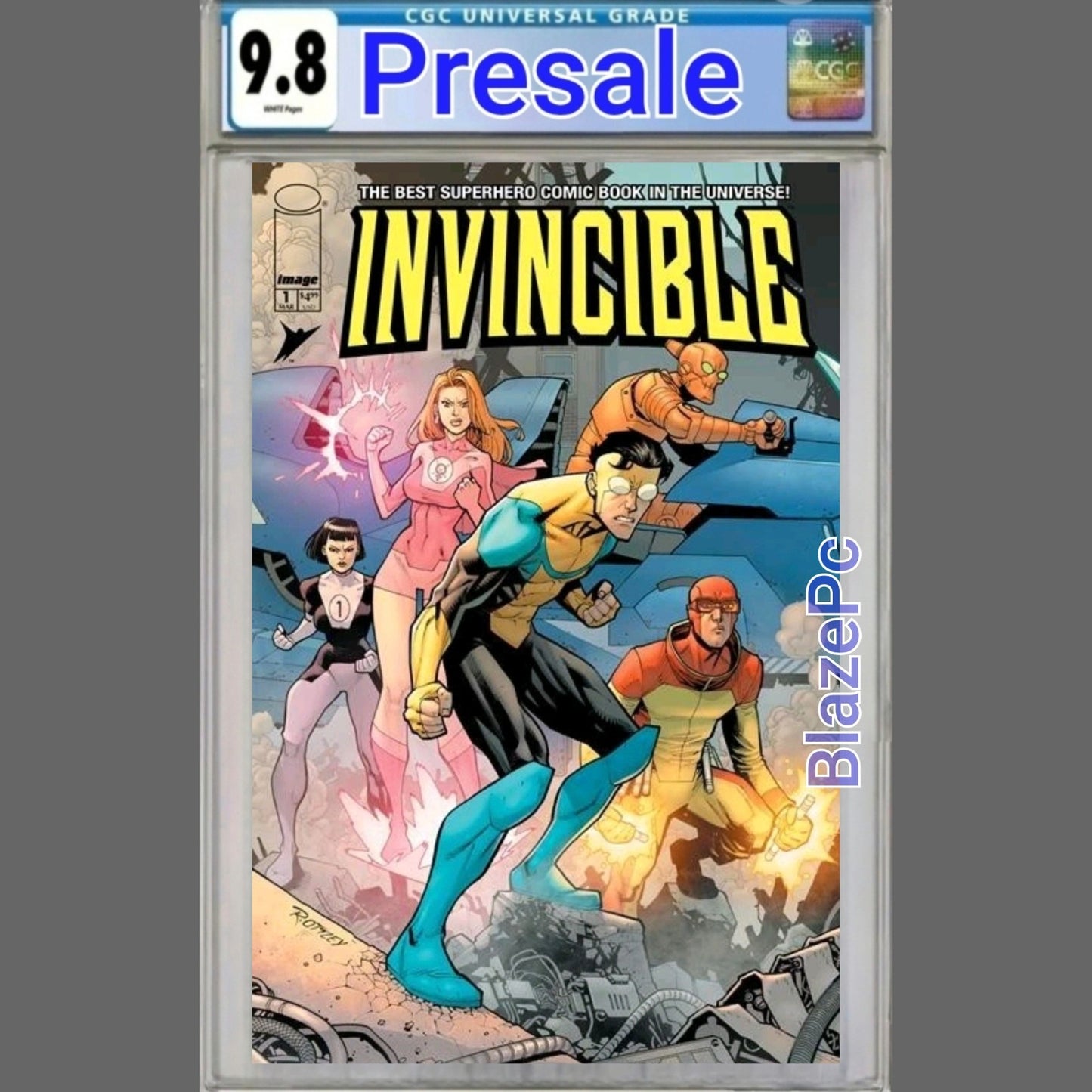 Invincible Foil Edition Reprint #1 CGC 9.8 Cover C Ottley Variant 2026 PRESALE