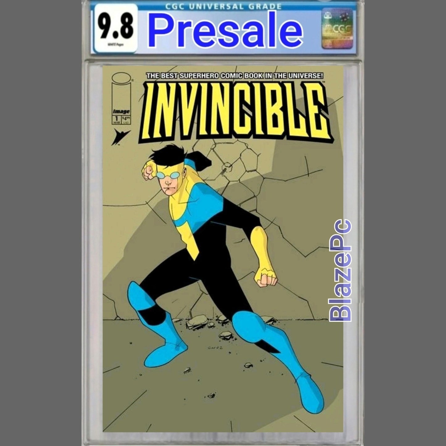 Invincible Foil Edition Reprint #1 CGC 9.8 Cover A Foil Crabtree 2026 PRESALE