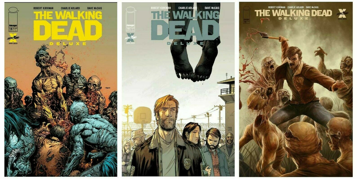 Walking Dead Deluxe #18 Cover A B C Variant Set Options NM