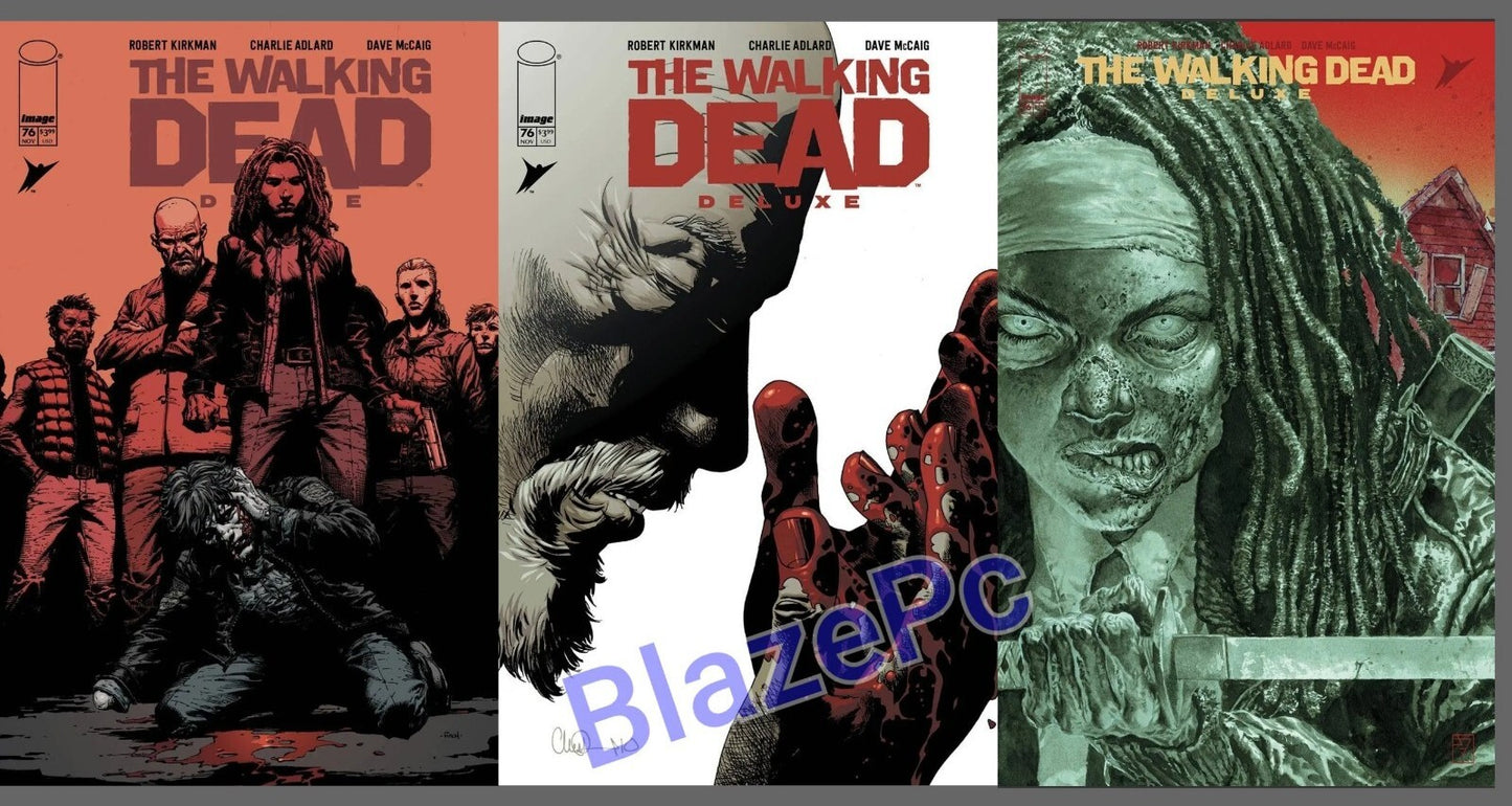 Walking Dead Deluxe #76 Cover A B C Variant Set Option Image 2023 NM
