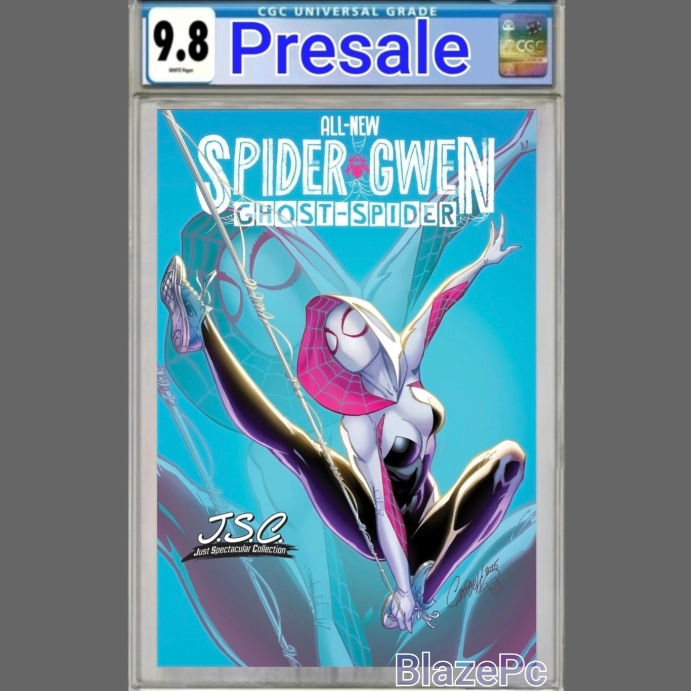 All-New Spider-Gwen The Ghost-Spider #1 CGC 9.8 J Scott Campbell Variant PRESALE