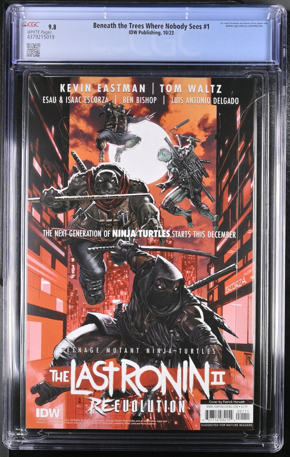 Beneath The Trees Where Nobody Sees #1 CGC 9.8 Cover A 1st Print Variant IDW