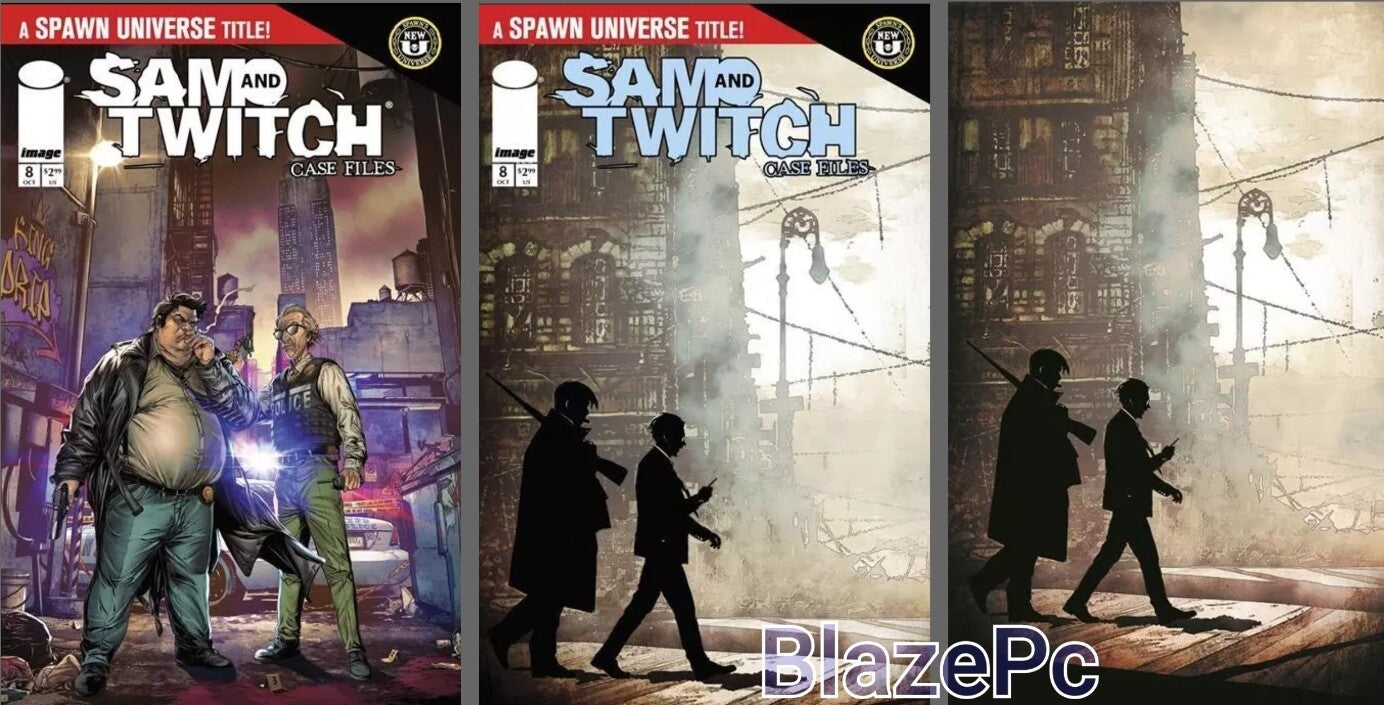 Sam and Twitch Case Files #8 Cover A B C Variant Set Option Image Comics 2024 NM