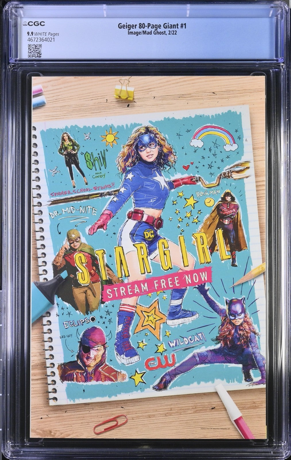 Geiger 80 Page Giant CGC 9.9 Cover A 1st Print 1st Appearance Redcoat Not 9.8