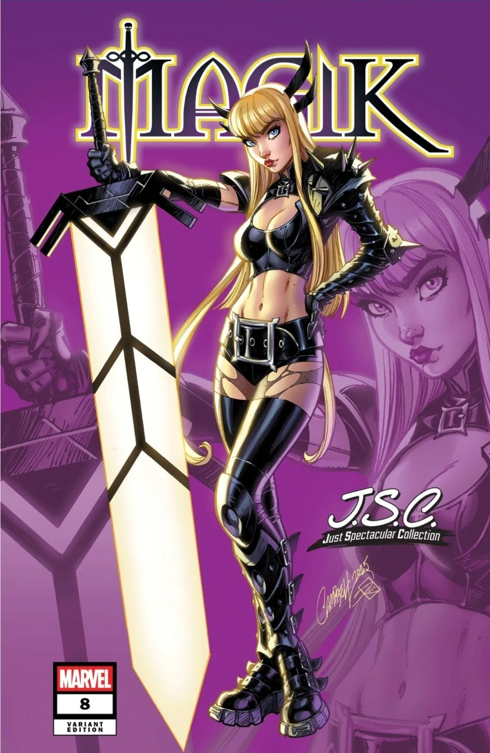 J Scott Campbell Just Spectacular Collection Variant Set Option Presale 8/3-9/24