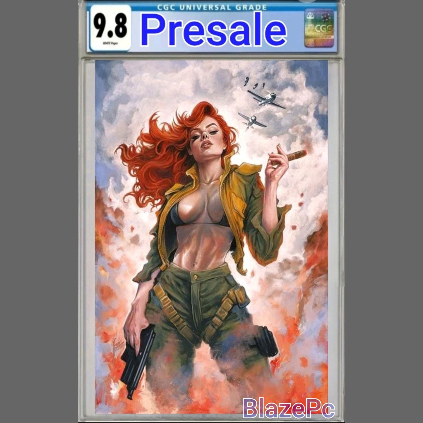 Heat Seeker Exposed Gun Honey Series #1 CGC 9.8 SDCC Farr Virgin Variant PRESALE