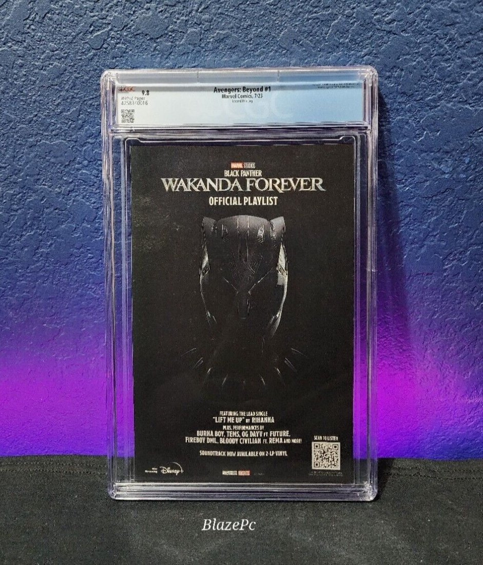 Avengers Beyond #1 CGC 9.8 2nd Print Variant Greg Land Marvel 2023