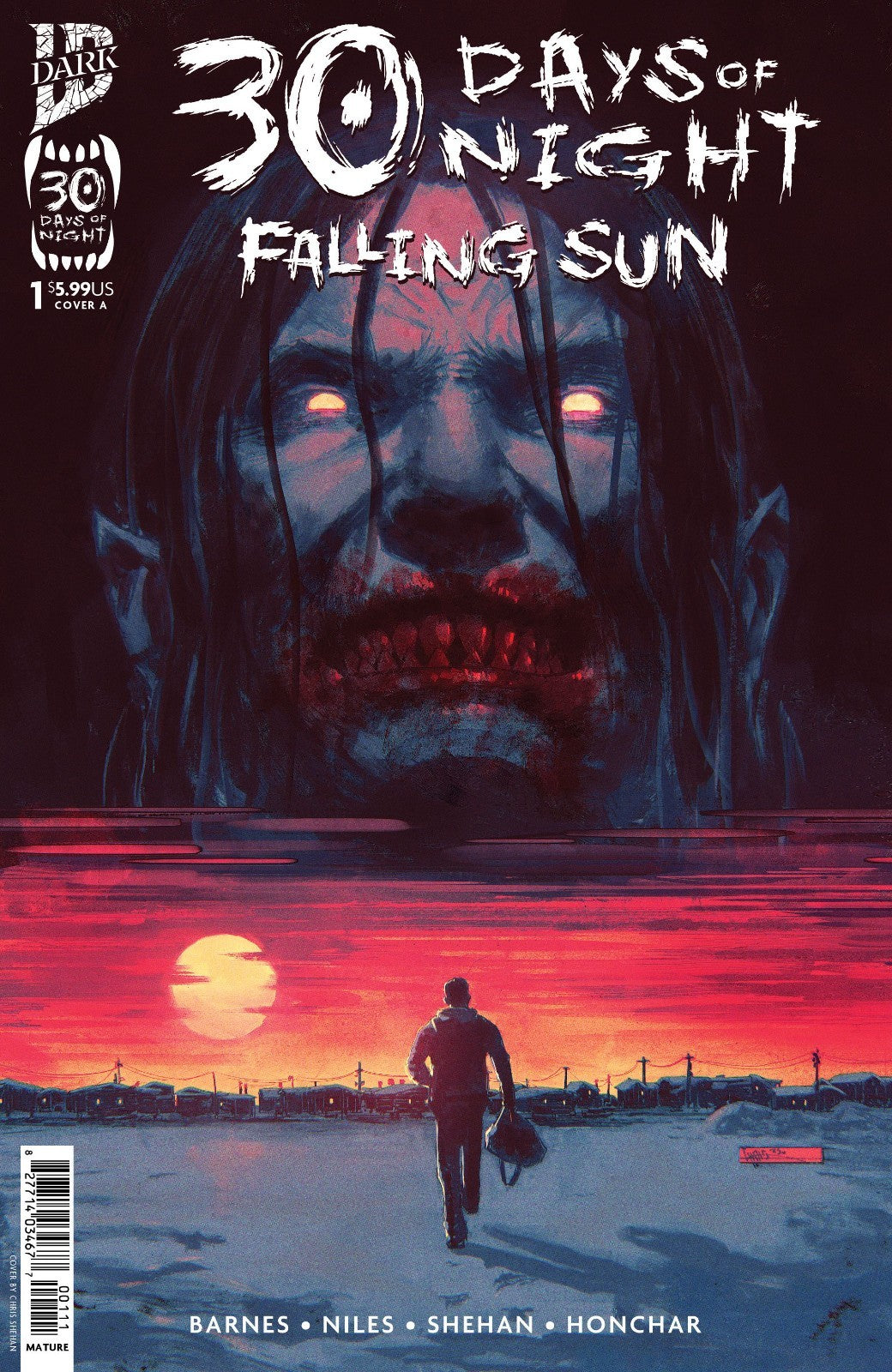 30 Days of Night Falling Sun #1 Cover A B Variant Set 1:25 Options Presale 10/15