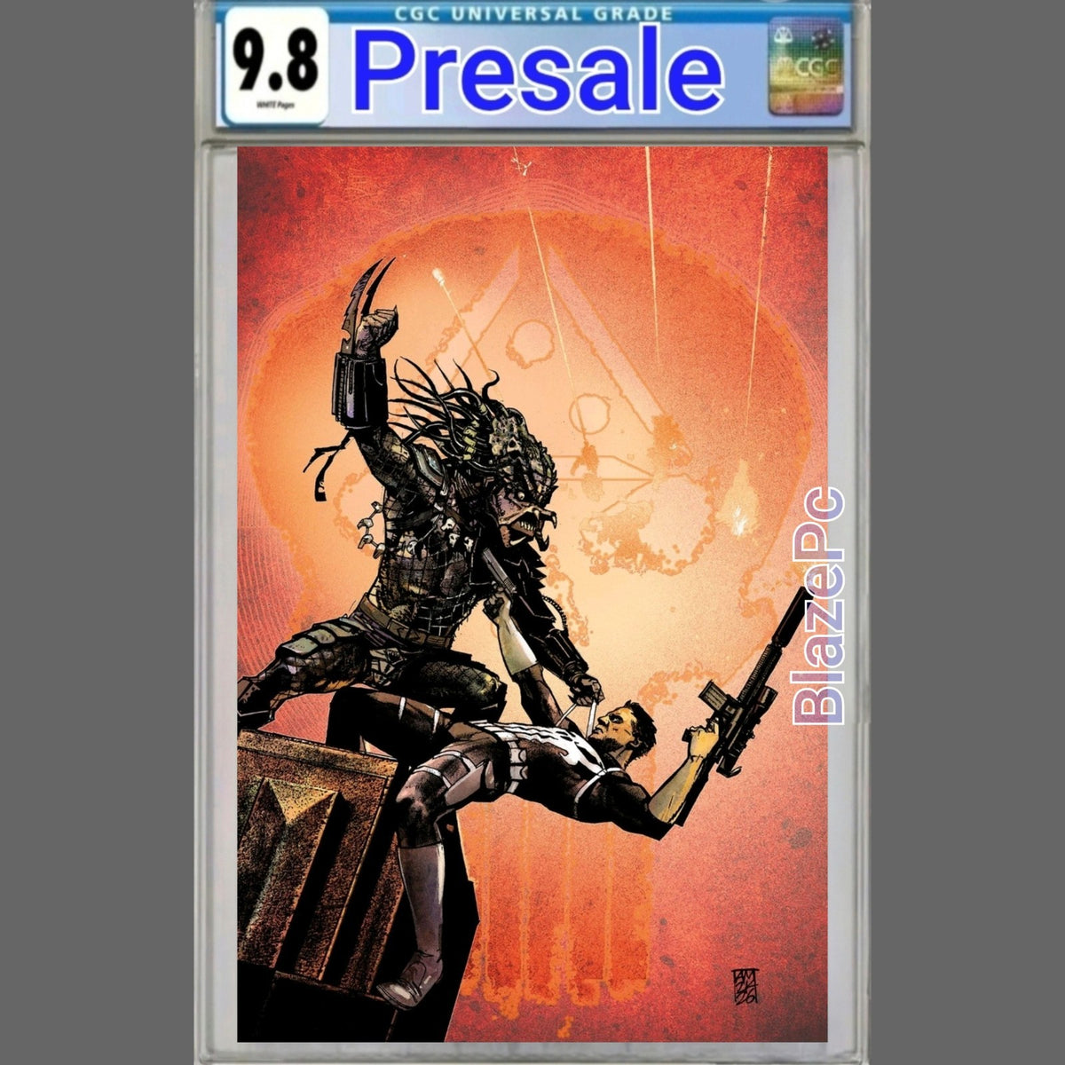 Predator Vs Punisher #1 CGC 9.8 1:100 Alex Maleev VIRGIN Variant 2026 PRESALE