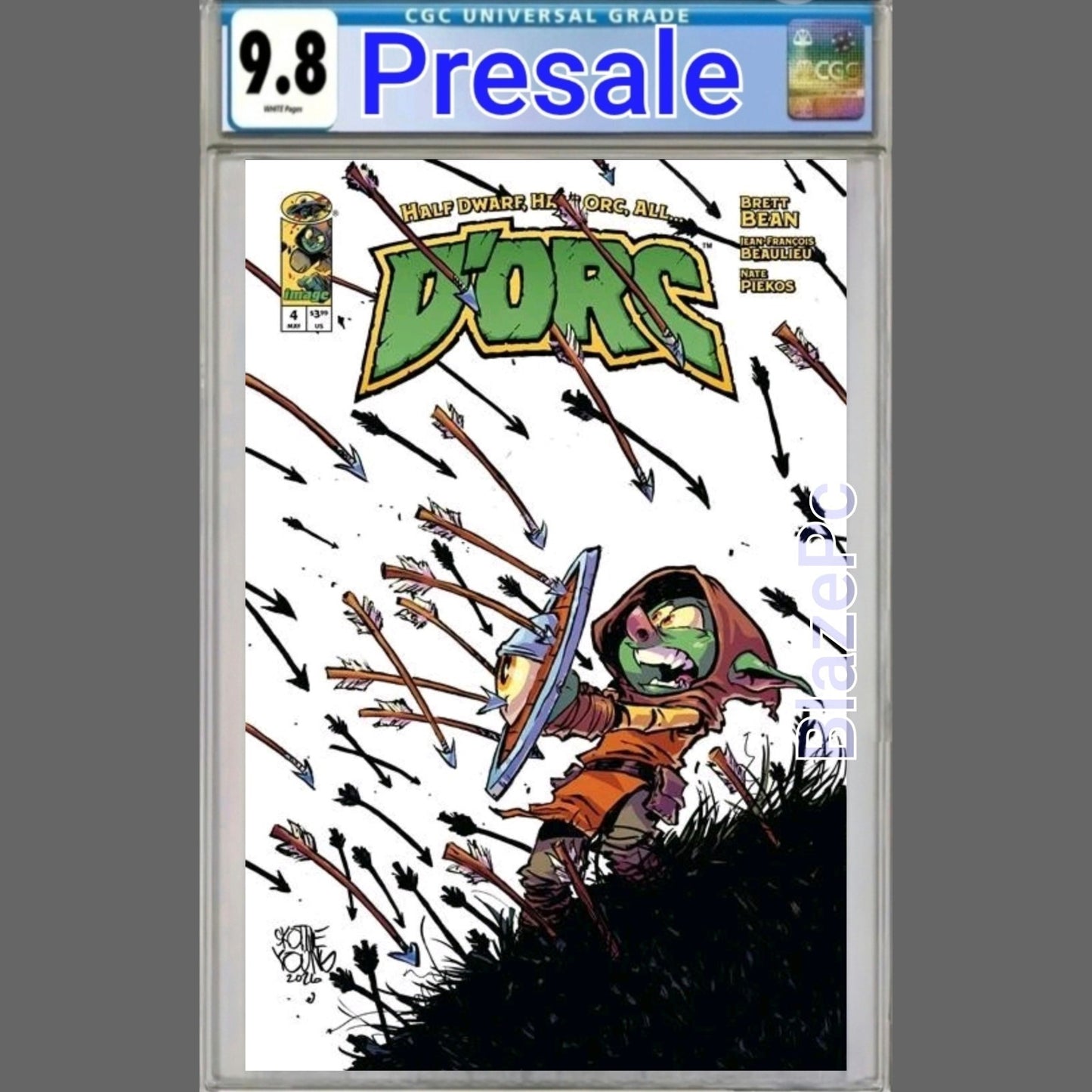 Dorc #4 CGC 9.8 Brett Bean Cover B Variant 1st Print Image Comics 2026 PRESALE