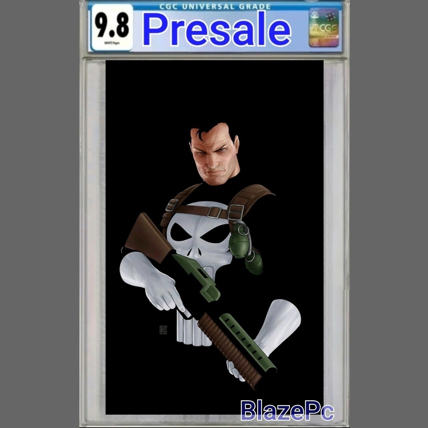 Punisher #1 CGC 9.8 John Tyler Christopher Negative Space VIRGIN Variant PRESALE