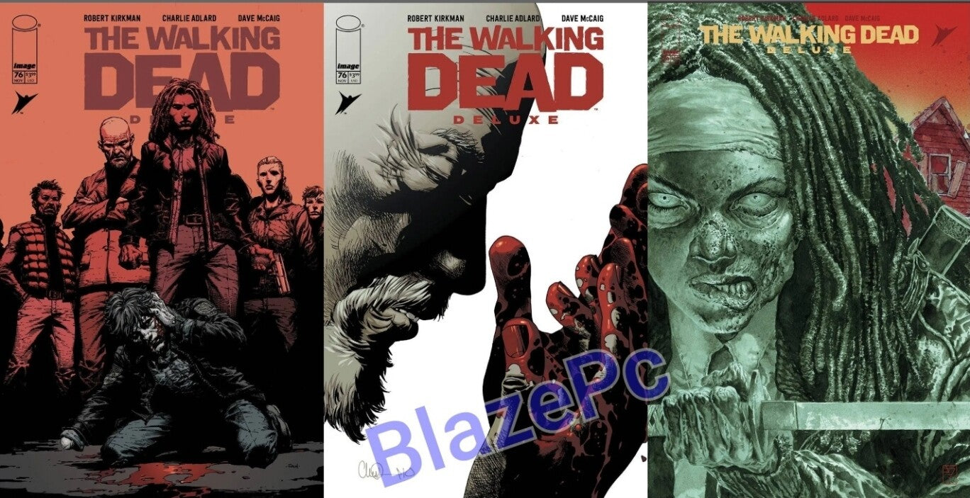 Walking Dead Deluxe #76 Cover A B C Variant Set Option Image 2023 NM
