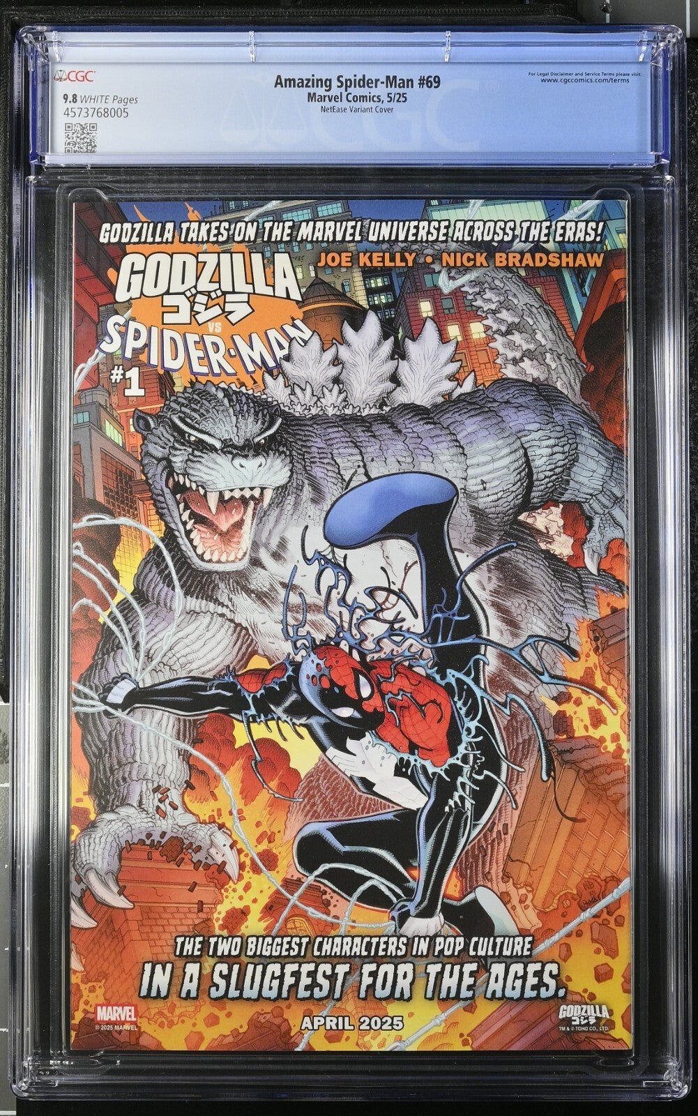 Amazing Spider-Man #69 CGC 9.8 Netease Marvel Rivals Variant 2025
