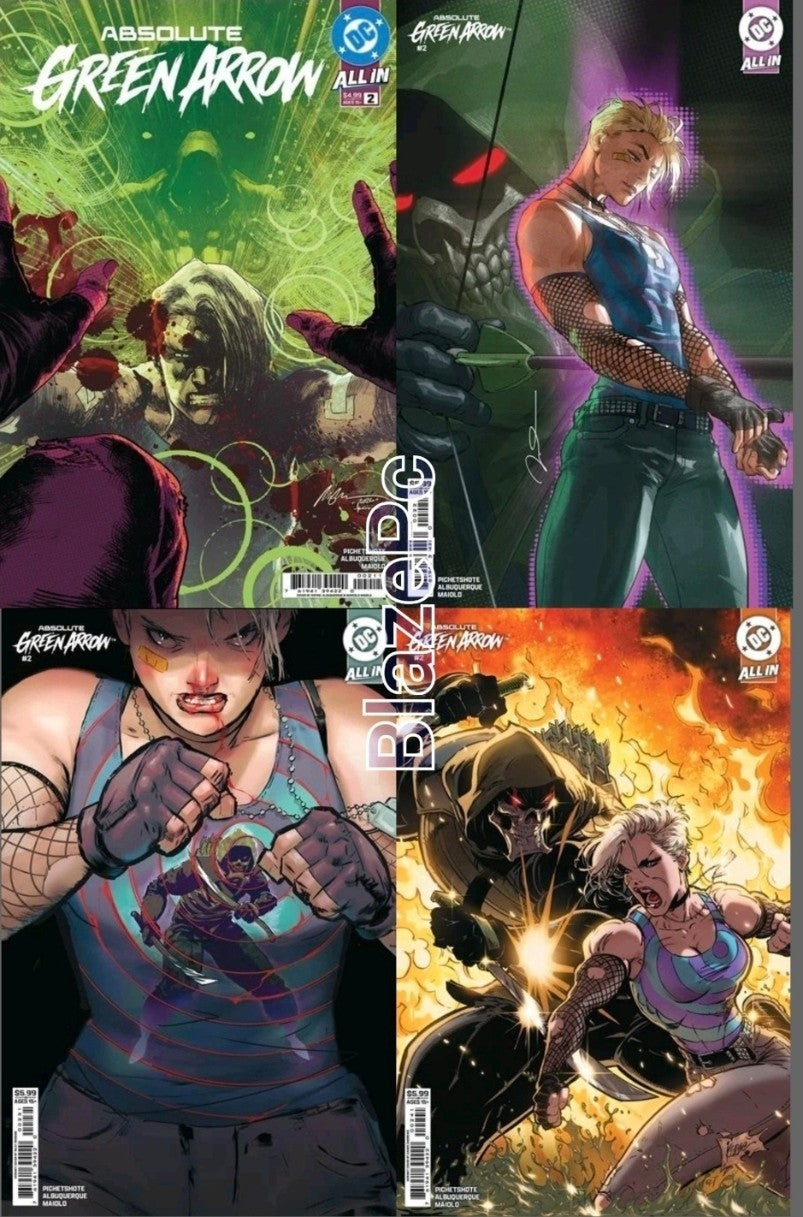 Absolute Green Arrow #2 Cover A B C D Variant Set Option 2026 Presale 6/17