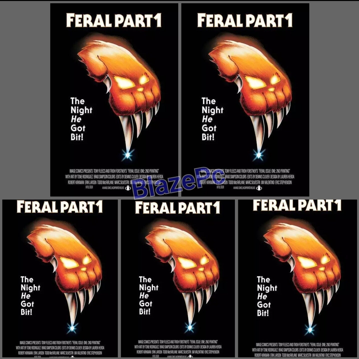 Feral #1 2nd Print Variant Bundle Options Image Comics 2024 NM