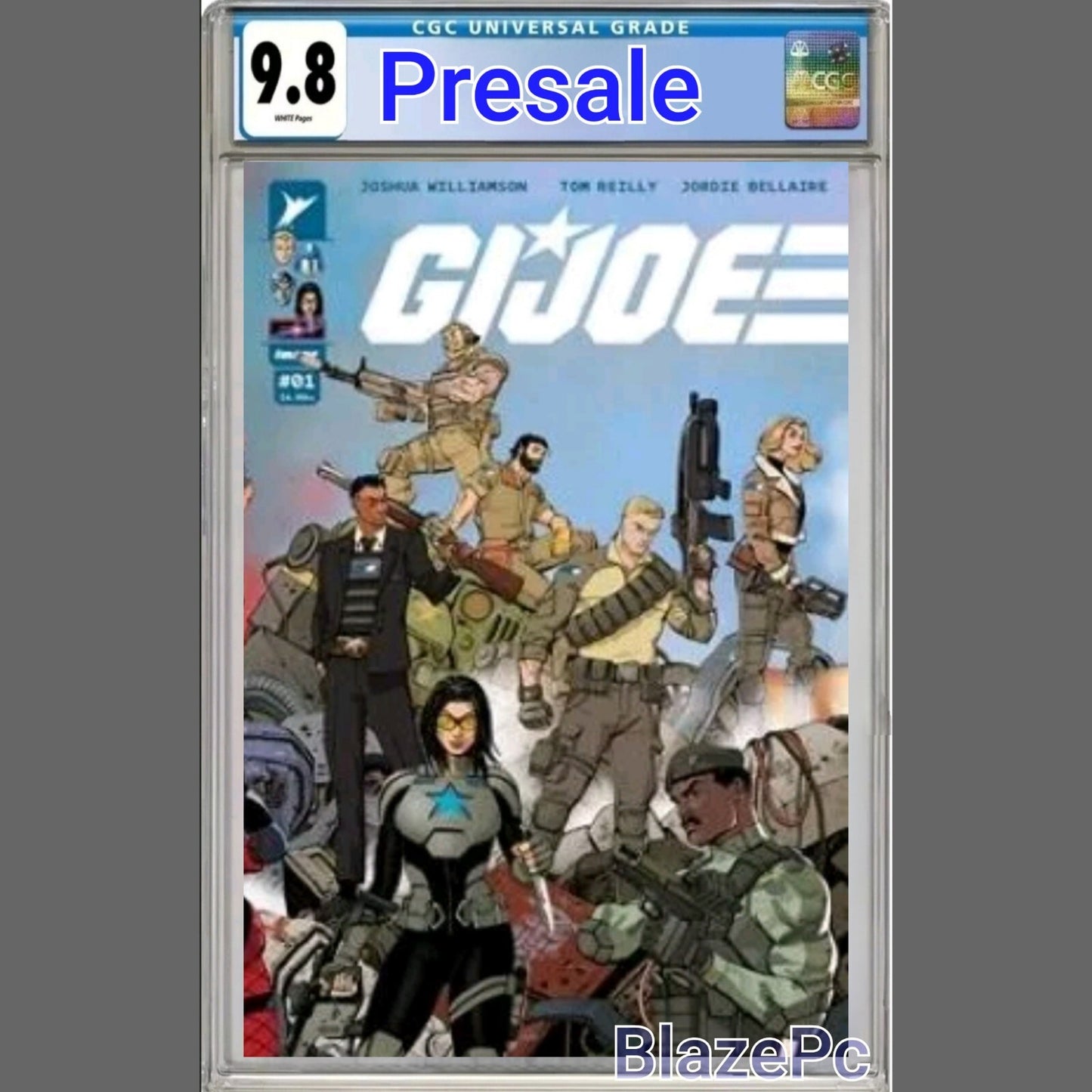GI Joe #1 CGC 9.8 Tom Reilly Cover A Wraparound Variant Image 2024 PRESALE