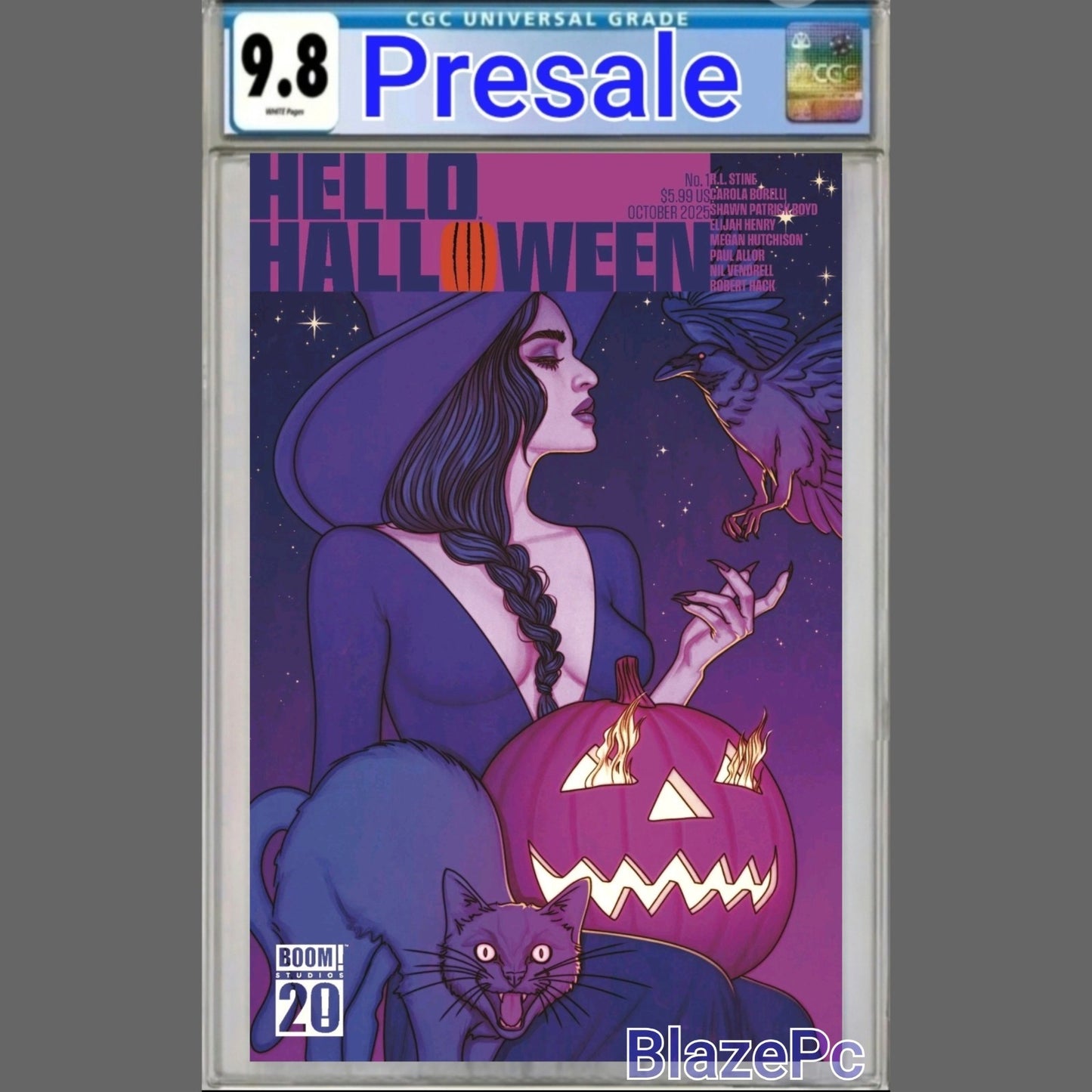 Hello Halloween #1 CGC 9.8 Cover E Jenny Frison 20th Anniversary Variant PRESALE