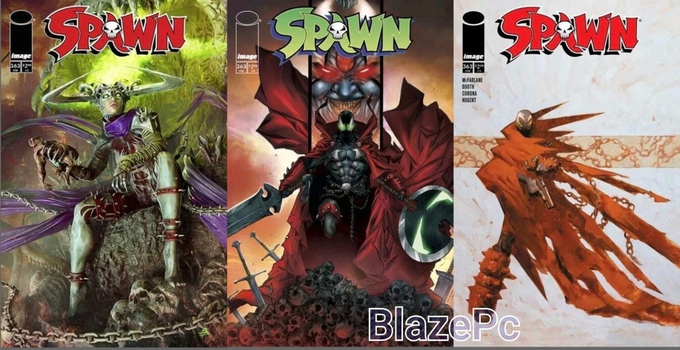 Spawn #363 Cover A B C Variant Set Options Image Comics 2025 NM