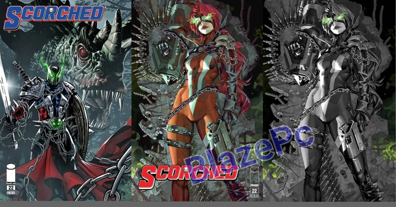 The Scorched #22 Cover A B C Variant Set Options Spawn Image 2023 NM
