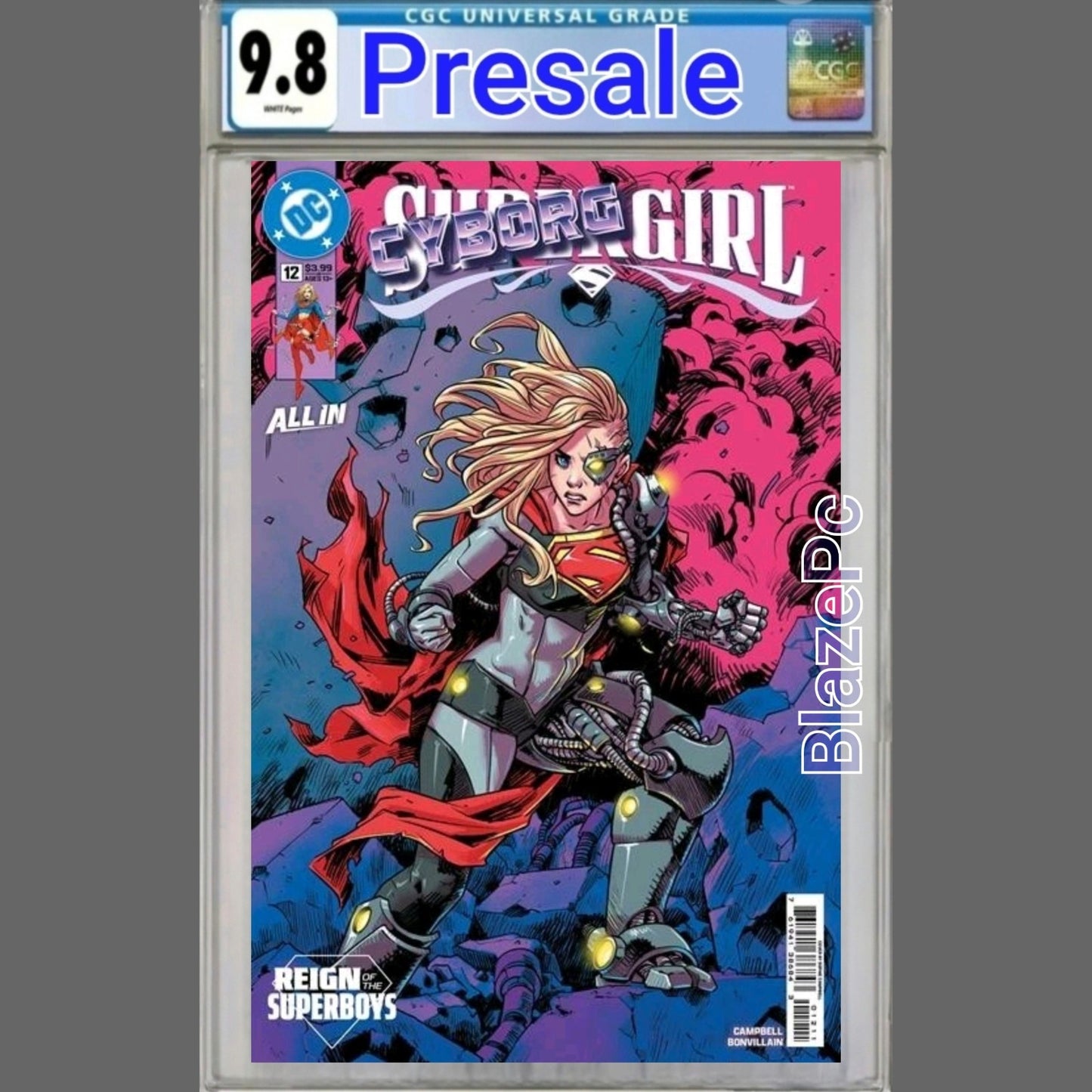Supergirl #12 CGC 9.8 Sophie Campbell Cover A Cyborggirl DC Comics 2026 PRESALE