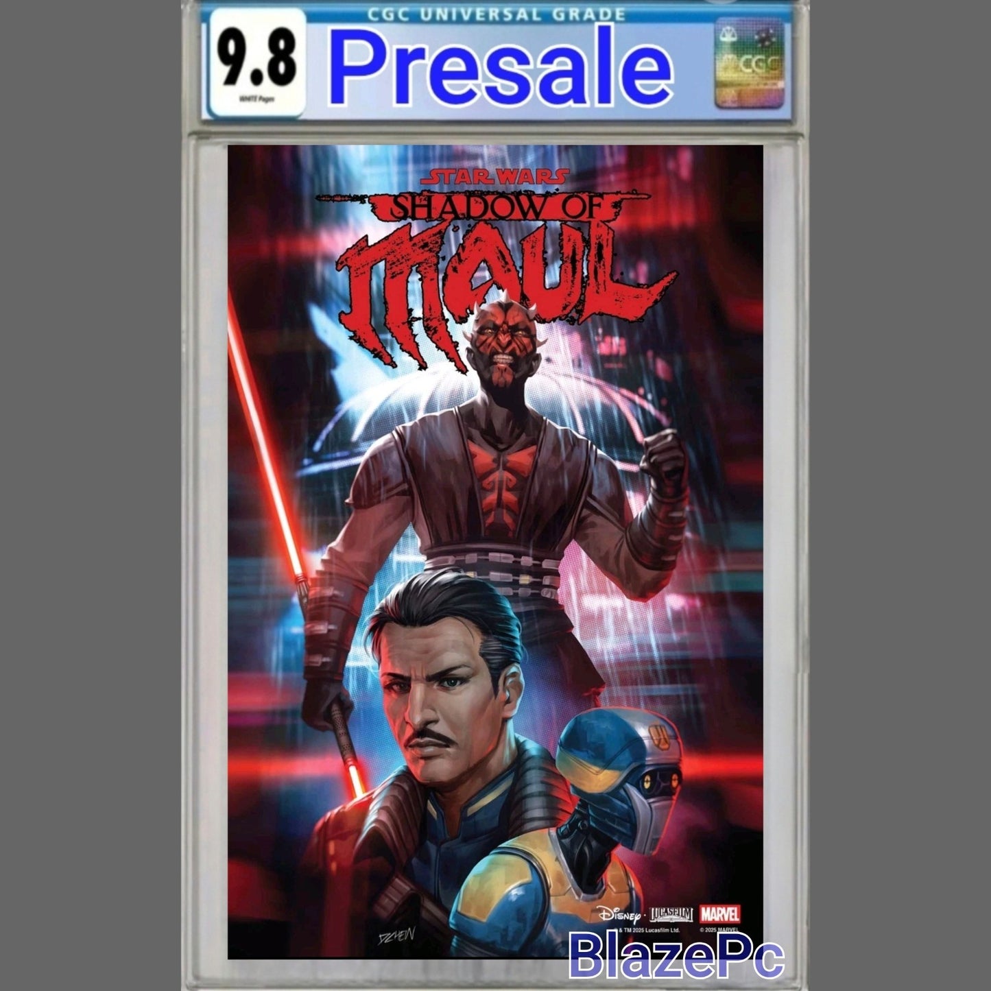 Star Wars Shadow of Maul #1 CGC 9.8 Cover A Derrick Chew Marvel 2026 PRESALE