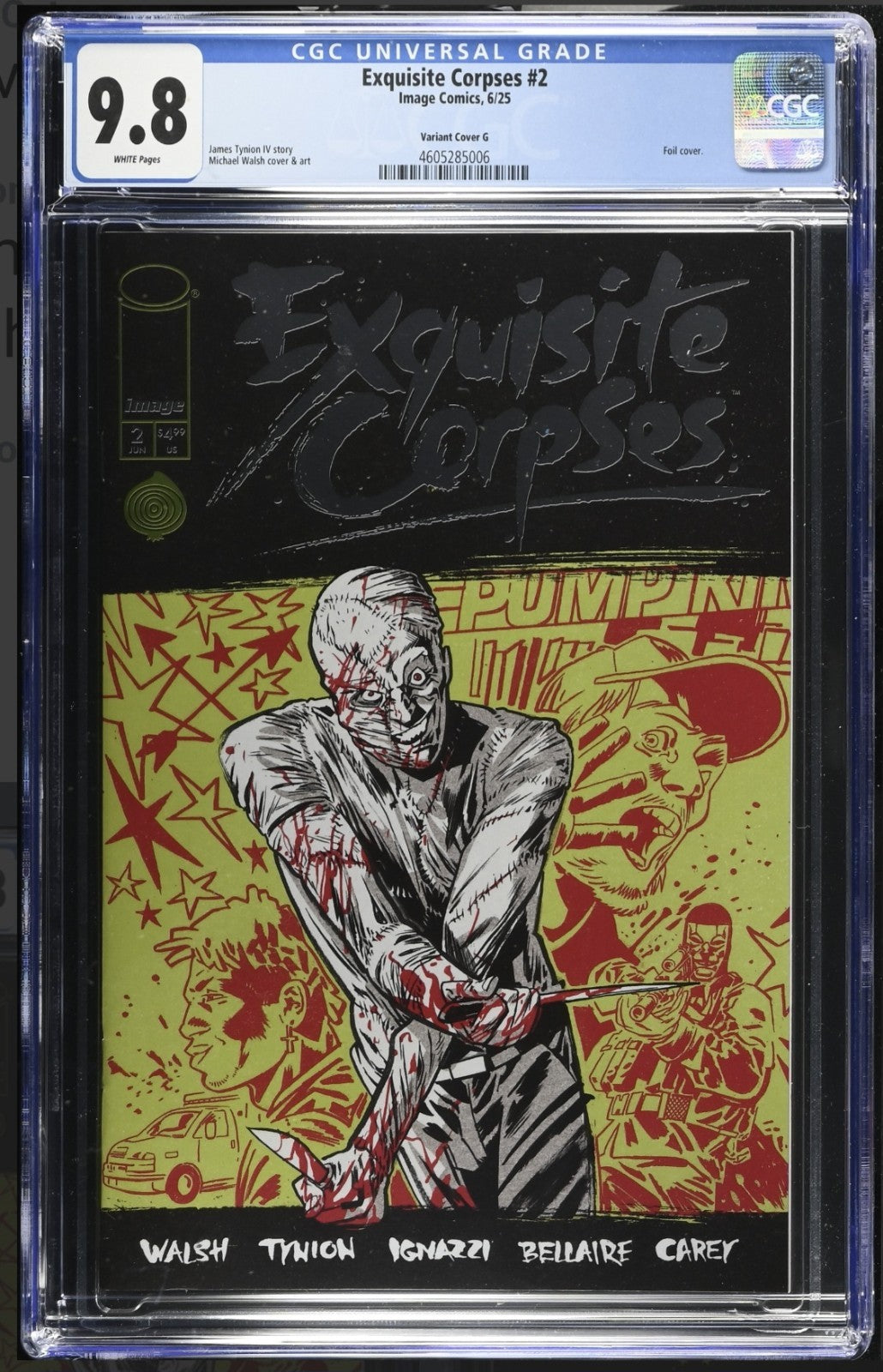 Exquisite Corpses #2 CGC 9.8 One Per Store Foil Surprise Variant Tynion Image