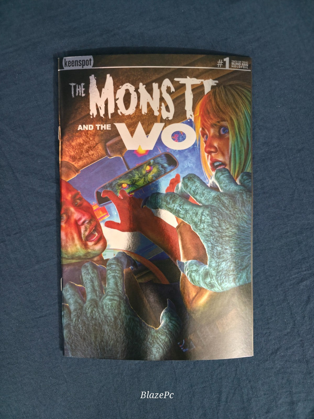 Mark Spears Monsters The Monster & The Wolf #1 1:420 Ratio A55 Foil Variant NM