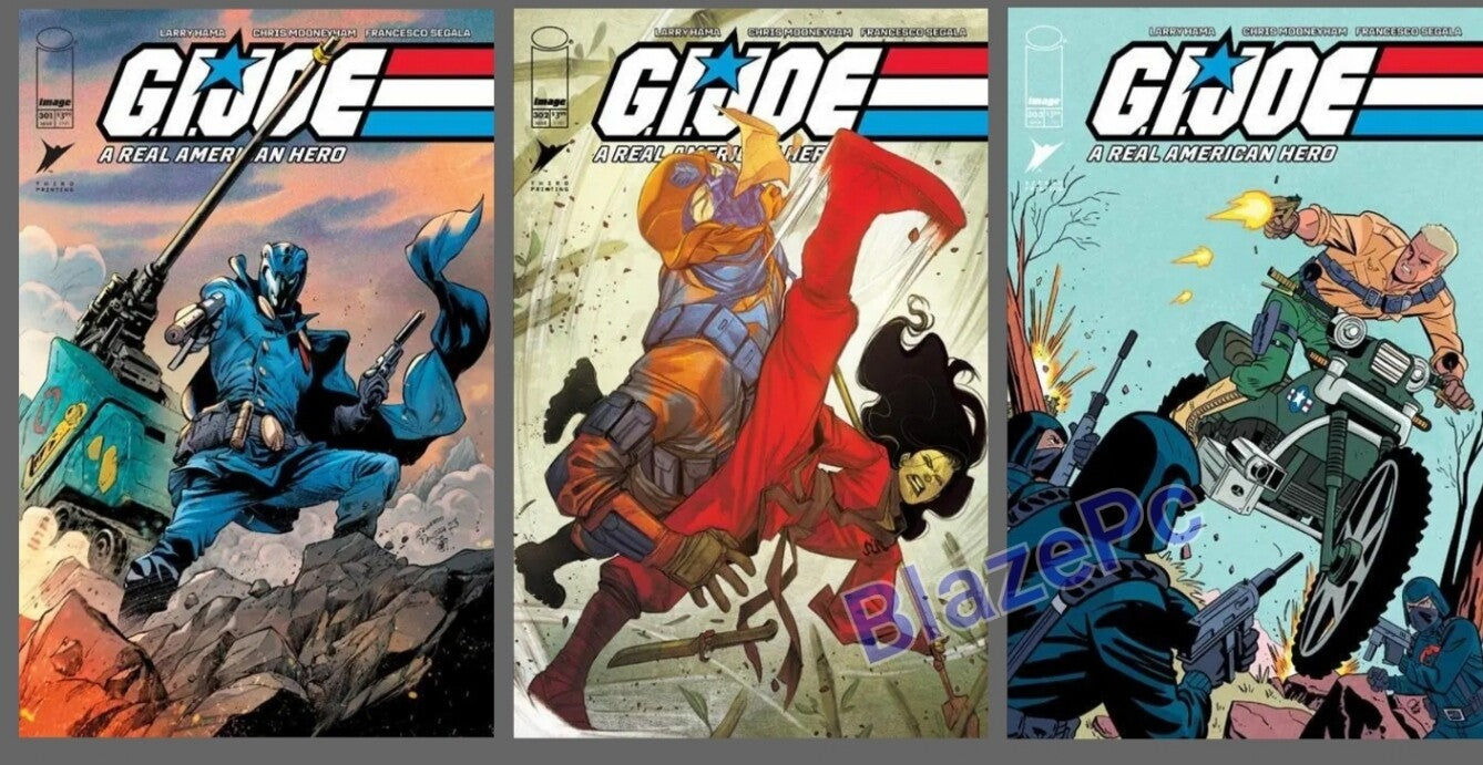 GI Joe #301 3rd #302 3rd #303 2nd Print Variant Set Options Image Comics 2024 NM