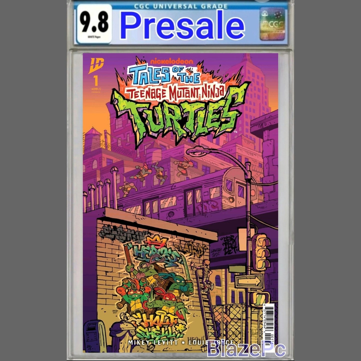 Tales of the Teenage Mutant Ninja Turtles #1 CGC 9.8 1:25 Lankry 2025 PRESALE