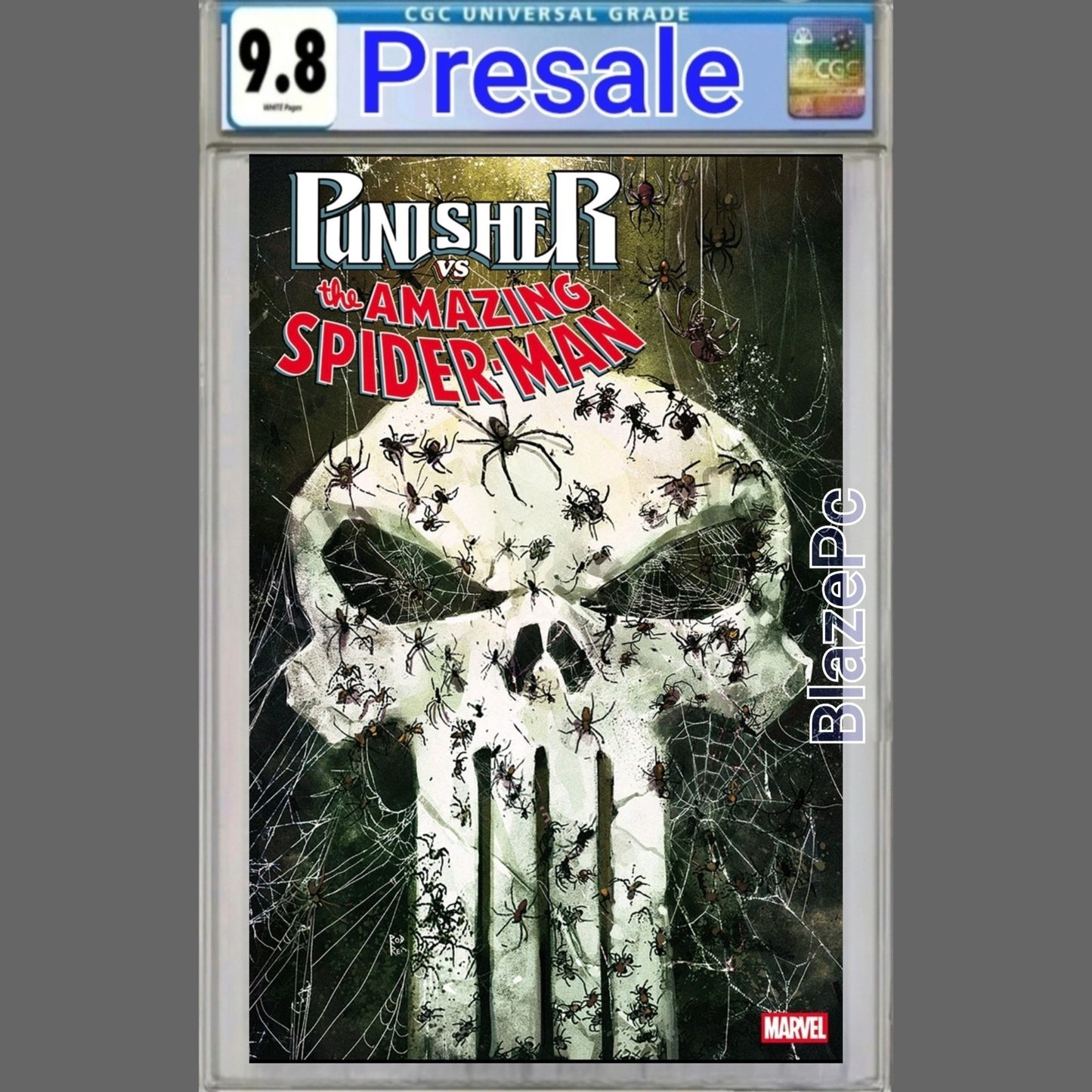 Punisher Vs Spider-Man #2 CGC 9.8 Rod Reis Variant Marvel 2026 PRESALE
