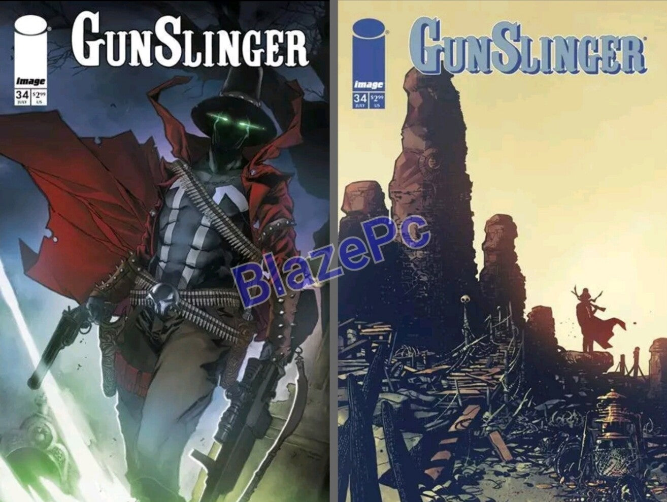 Gunslinger Spawn #34 Cover A B Variant Set Option Image Comics 2024 NM