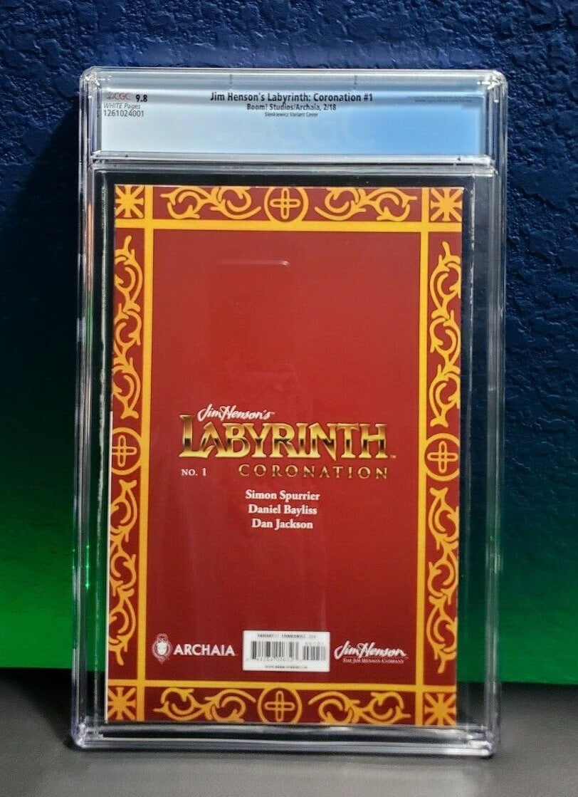 Jim Henson's Labyrinth Coronation #1 CGC 9.8 1:50 Bill Sienkiewicz Variant 2018